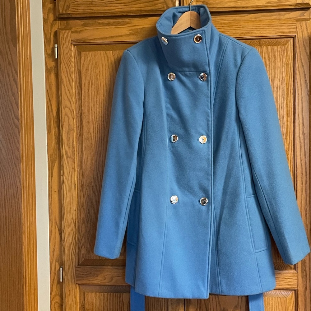 Calvin Klein High Collar Pea Coat